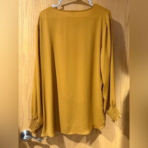 Maurices Mustard Yellow Blouse